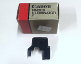 CANON FINDER ILLUMINATOR F X CANON F1 OLD  ILLUMINATORE per la scala dell'esposimetro alimentato da una pila PX625 da montare sul manettino di avvolgimento, che permette di leggere la scala dell'esposimetro anche in condizioni di oscurità.