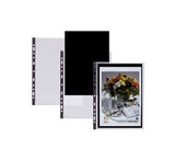 SVAR 36001000 TECNO PORTFOLIO 25X35 NERO : VALIGIA PORTA FOTO Con ANELLE e MANIGLIA  SENZA  INTERNI FORMATO 25 X 35 OFFERTA KIT CON 35 FOGLI PORTAFOTO INCLUSI