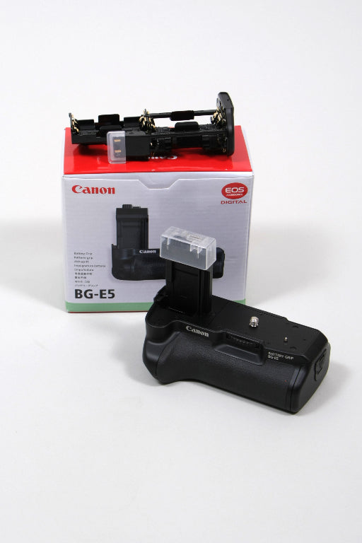 Canon BG-E5 Battery Grip Impugnatura con scatto verticale: Aliment. Pile Litio o Stilo AA  X EOS  1000D-450D-500N NUOVA -