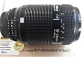 NIKON F100 USATO OFFERTA KIT CORPO C/ IMB.+ OB. NIKON AF-D  ZOOM MACRO 70-210mm F.4-5,6  OTTIMO STATO