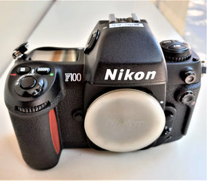 NIKON F100 USATO OFFERTA KIT CORPO C/ IMB.+ OB. NIKON AF-D  ZOOM MACRO 70-210mm F.4-5,6  OTTIMO STATO
