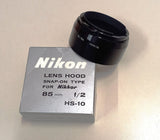 NIKON HS-10 PARALUCE SNAP-ON INNESTO RAPIDO 52mm X OB. F/AI 85mm f.2 -105mm F.2,5 ORIGINALE NUOVO