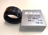NIKON HS-10 PARALUCE SNAP-ON INNESTO RAPIDO 52mm X OB. F/AI 85mm f.2 -105mm F.2,5 ORIGINALE NUOVO