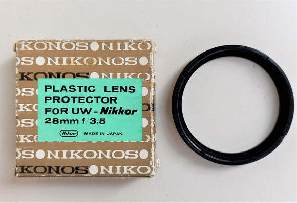 NIKON NIKONOS PLASTIC LENS PROTECTOR FOR UW NIKKOR 28mm F3,5 NUOVO