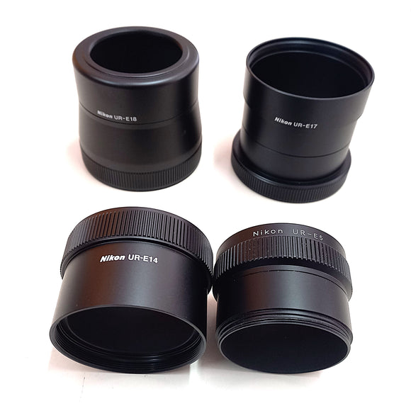 NIKON COOLPIX ADATTATORI X AGGIUNTIVI OTTICI WIDE-TELE X COMPATTE DIGITALI - USATO - UR-E5-UR-E8-UR-E14-UR-E17-UR-E18