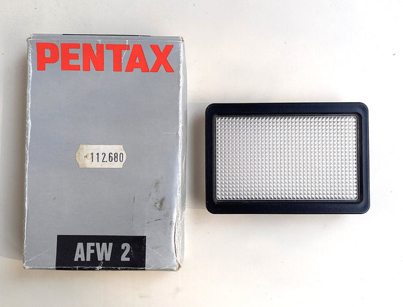 PENTAX AFW2 DIFFUSORE X FLASH AF400T COPERTURA 24mm (24x36) USATO OTTIMO STATO IMBALLO