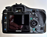 PENTAX K20D KIT REFLEX DIGIT.AF CMOS 14,6MP PROGR. AUTO MAN. FLASH TTL MOTORIZ. USATO +OB. 18-55 F.3,5-5,6 DA L AL WR APS-C  NUOVO