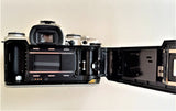 PENTAX MZ-5 REFLEX AF PROGRAM-AUTO-MANUALE-FLASH TTL INTEG. MOTORIZ.-PANORAMA 3 MOD. ESPOS., CORPO USATO