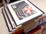 PICOGLASS CORNICI FOTO MOD GALLERY CON VETRO NON ACRILICO NERE 30X40