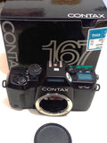 CONTAX 167 MT REFLEX ANALOGICA MF.PROGRAM-AUTO AV-TV MANUALE MOTORIZZATA CORPO OTTIMO STATO CON IMB. CINGHIA OCULARE FOWA