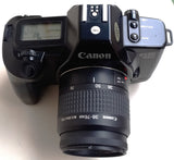 CANON EOS 650 REFLEX ANALOGICA AUTOFOCUS MOTORIZZATA TTL AF PROGRAM AUTO MANUAL  FLASH NON INTEGRATO USATO KIT OB, EF 38-76 F.4,5-5,6 OTTIMO STATO