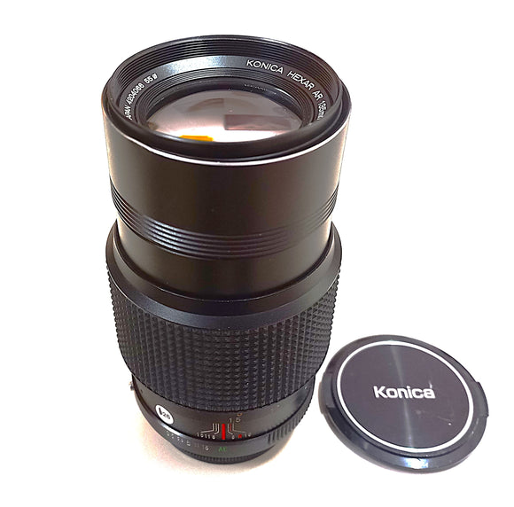 KONICA AR OB. HEXANON 135mm F.3,5  1,5 Mt. USATO OTTIMO STATO  PARALUCE