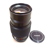KONICA AR OB. HEXANON 135mm F.3,5  1,5 Mt. USATO OTTIMO STATO  PARALUCE