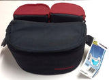 CULLMANN 93010 MOD. SUPERTRAMP 2 BORSA CORREDO FOTO MARSUPIO+TRACOLLA : REFLEX + 2 OB. PICCOLI +2 TASCHE AGGIUNTIVE ROSSE PER OTTICHE FLAS O ALTRI CORPI CORDURA