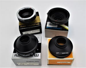 ANELLI ADATTATORI PASSO C MOUNT 25,4 mm x  UTILIZZO OTTICHE FOTOGRAFICHE  sù Telecamere-Videocamere