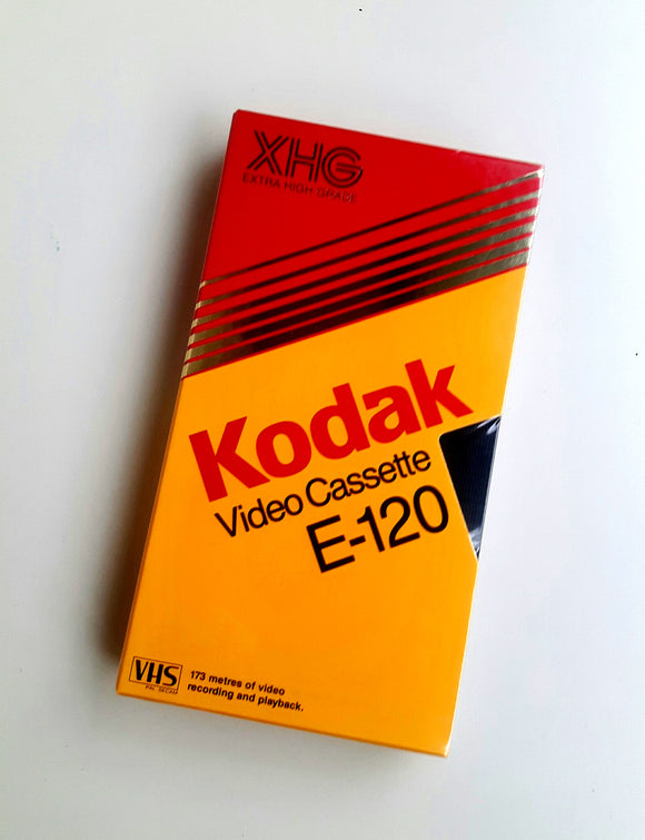 KODAK E120 HGX NASTRI VIDEO VERGINI VHS