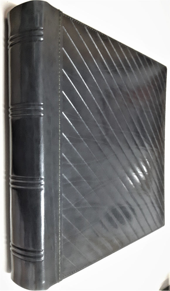 ACERBONI mod. 6032 cuoio di primissima qualità 35x35 esterno grigio interno avorio 60 fogli