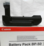 CANON BP-50 BATTERY PACK EOS 50 -50E Alimentazione pile  LITIO  o STILO  AA con Scatto verticale. NUOVO