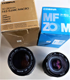 COSINA KIT 2 ZOOM :  MF  MC 28-80 F.3,5-5,6 MACRO 1:4 + MC 70-210 F.4,5-5,6 MACRO 1:4-6  NUOVO