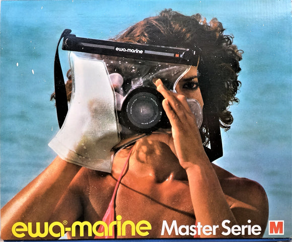 EWA-MARINE MASTER SERIE M CUSTODIA SUB Doppia Pellicola PVC 10 Mt. x Reflex Analogiche MF Zoom Standard e Flash  NUOVO