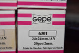 GEPE 6301 TELAI X DIAPOSITIVE 2mm C/VETRO AN. 24X24 CONF. 20 Pezzi NUOVI