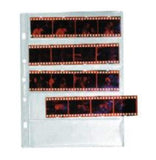 SVAR FOGLI PORTAFOTO/NEGATIVI  SERIE HARMONY  17X23 MULTIFORI X FORMATO QUADERNO  FOTEX NERO  10 fogli