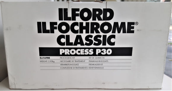 ILFORD ILFOCHROME P30 KIT 2 Litri  Procedimento Completo x Carta CIBACROME x STAMPA da DIAPO NUOVO