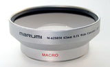 MARUMI AGGIUNTIVO OTTICO WIDE 0,5 X + LENTE MACRO X FOTO VIDEO NUOVO 62mm con Lente Macro