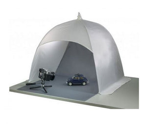 MATIN DOME STUDIO L cod. 8602 Gabbia di luce Diffusa. Fondale "double face" bianco/grigio. Dim.75cm.x75cmx H 65cm.