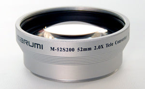 MARUMI AGGIUNTIVO OTTICO TELE 2.0 X FOTO VIDEO NUOVO Disponibile : 52 mm  M-525200 CON ASTUCCIO