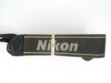 CINGHIE TRACOLLA  NIKON AN-CP21 - NIKON AN-CP22 FONDO NERO- SCRITTA NIKON-COOLPIX 25mm NYLON X COOLPIX