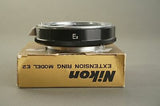 NIKON E2 EXTENSION RING TUBE F  14,1mm ACCESSORIO MACRO NUOVO con presa per Scatto Flessibile Opzionale non compreso