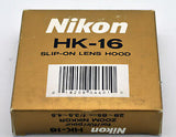 NIKON HK-16 PARALUCE METALLO FERMO A VITE  E  X  OB. AI-S Nikkor 28-85/3.5-4.5