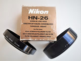 NIKON HN-26 Paraluce Metallico 73mm x adattarsi al filtro Polarizzatore Nikon da 62 mm sù focali dal 35mm al 200mm USATO c/nuovo con Imballo