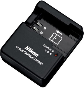 NIKON MH-23 Caricabatterie x Batteria NIKON EN-EL9 Garanzia NITAL