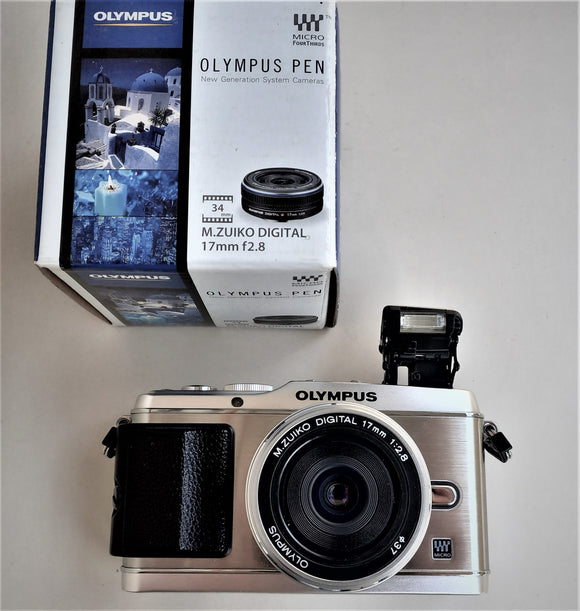 OLYMPUS PEN E-P3 SILVER Corpo MIRRORLESS 4/3 12MP  LIVEVIEW Sensore 4/3 Stabilizzato LCD 3