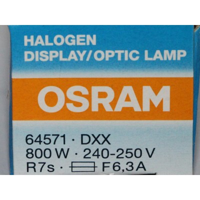 OSRAM 64571 DXX R7S 240-250V 800W