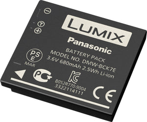 PANASONIC DMW-BCK7 E  BATTERIA RICARICABILE LI ION ORIGINALE PANASONIC 3,6 V 680 Mah 2,5 Wh