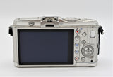 OLYMPUS PEN E-P3 SILVER Corpo MIRRORLESS 4/3 12MP  LIVEVIEW Sensore 4/3 Stabilizzato LCD 3" FULLHD  USATO C/NUOVA KIT con OB. M.ZUIKO 17mmF.2.8 SILVER NUOVO POLYPHOTO