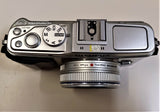 OLYMPUS PEN E-P3 SILVER Corpo MIRRORLESS 4/3 12MP  LIVEVIEW Sensore 4/3 Stabilizzato LCD 3" FULLHD  USATO C/NUOVA KIT con OB. M.ZUIKO 17mmF.2.8 SILVER NUOVO POLYPHOTO