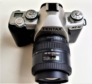 PENTAX MZ-M kit OB. SMC A 35-80 REFLEX ANALOGICA Program Auto Manuale  Manual Focus - MOTORIZZATA NUOVA GARANZIA PENTAX ITALIA