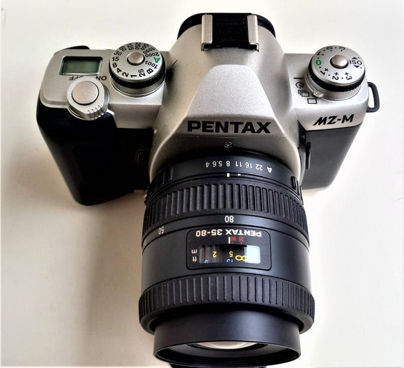 PENTAX MZ-M kit OB. SMC A 35-80 REFLEX ANALOGICA Program Auto Manuale  Manual Focus - MOTORIZZATA NUOVA GARANZIA PENTAX ITALIA