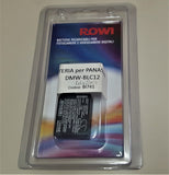 ROWI DMW-BLC12 X PANASONIC GH2 BATTERIA LI ION RICARICABILE COMPATIBILE 7,4 V 1100 Mah 7,4 Wh X PANASONIC GH2