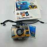 SEALIFE REEF MASTER CL SL520 COMPATTE ANALOGICHE 35mm MOTORE FLASH con Custodia SUB