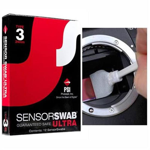 SENSOR SWAB ULTRA PS-SS2 Sensore APS-C Conf. 12 Bastoncini - PS-SS3 Sensore FullFrame  Conf. 12 + 2 Bastoncini