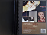 SVAR 09007511 Mod. PROFIS PORTFOLIO 22x31 :25 CARTONCINI NERI 21 X 30 COPERTINE  HELLAS NERO CARTONE ALTO SPESS.