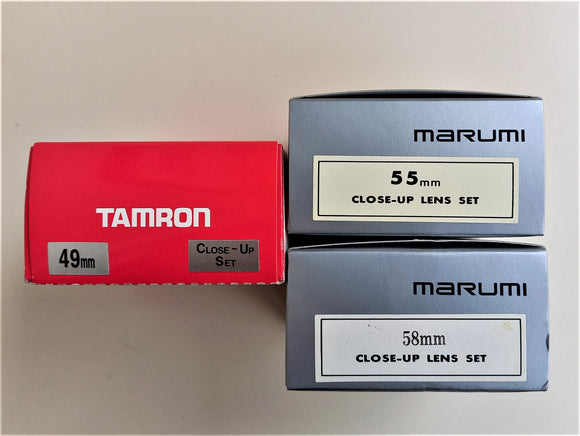 MARUMI FILTRI SET 3 LENTI ADDIZIONALI MACRO +1 +2 +4  58 mm c/AST