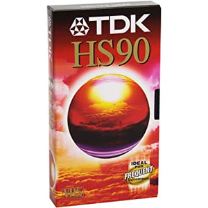 TDK HS90 SUPER S.GRADE NASTRI VIDEO VERGINI VHS