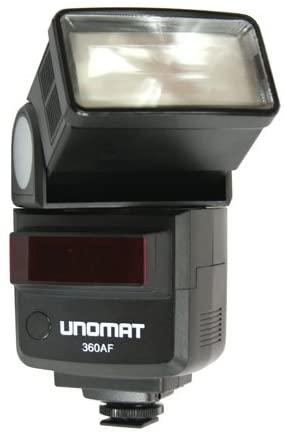 UNOMAT 360 FLASH TTL AF X FOTOCAMERE ANALOGICHE AUTOFOCUS NG.36 ISO 100