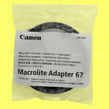 CANON MACROLITE ADAPTER 67mm anello x Anulari X Canon EF 100/2,8 L IS USM Macro